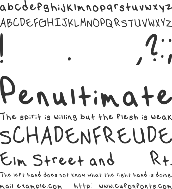 Mcboingo font preview