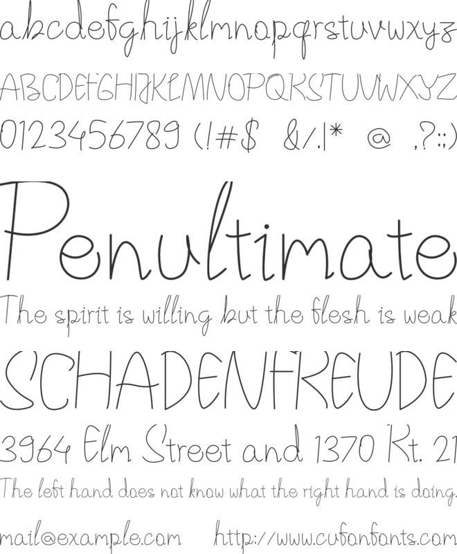 Pletoy font preview