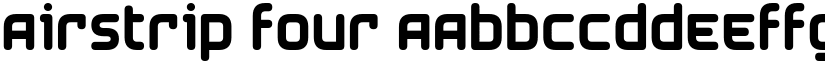 Airstrip Four font