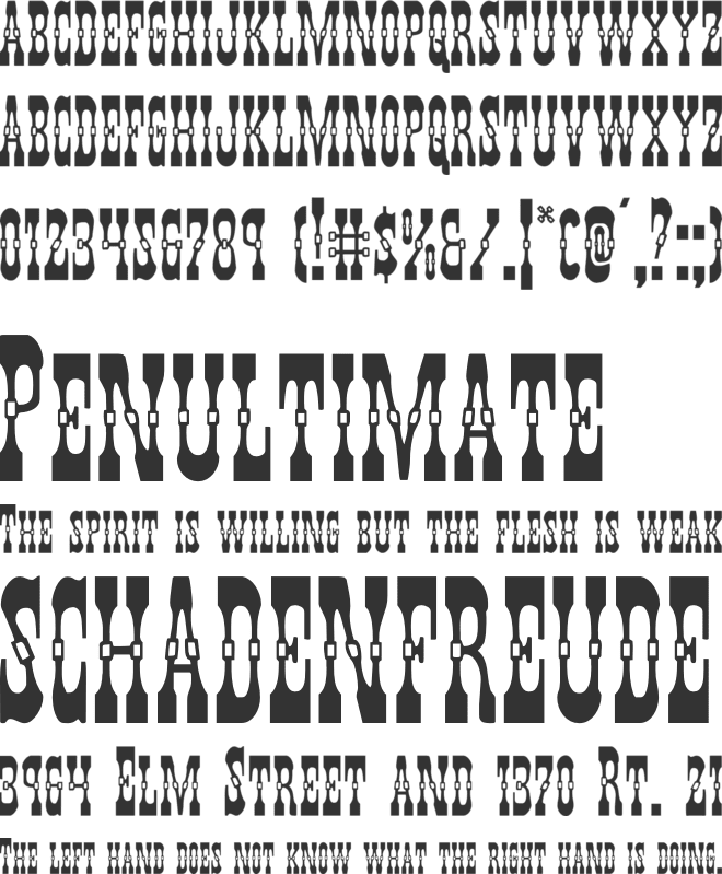 Younger Brothers font preview