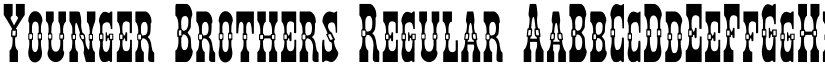 Younger Brothers Regular font