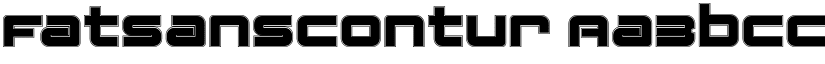 FatsansContur font