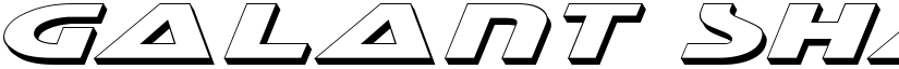 Galant Shadow Italic font