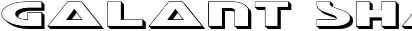 Galant Shadow font