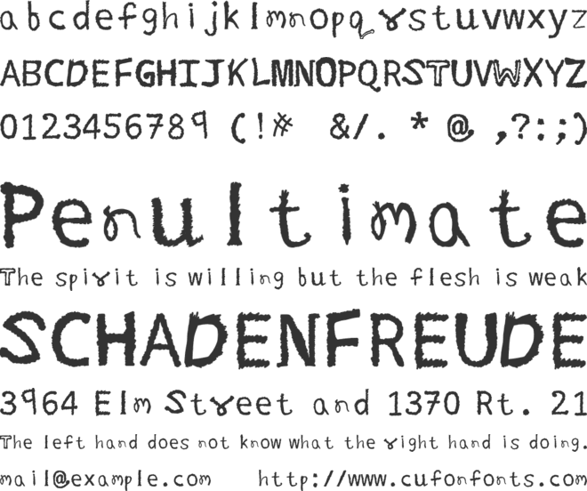 ScrambleFont font preview