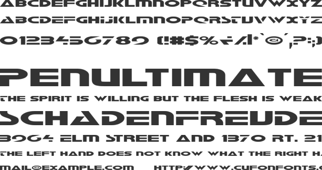 Galant font preview