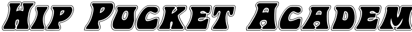 Hip Pocket Academy Italic Italic font