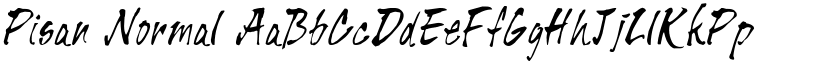 Pisan Normal font