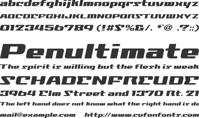 Nationalyze font preview