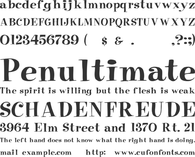 PixieFont font preview