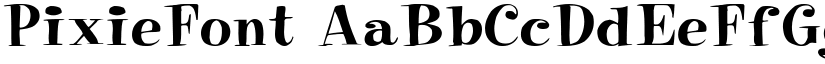 PixieFont font