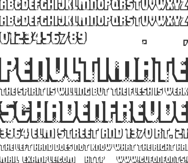 Mad Groove Blast font preview