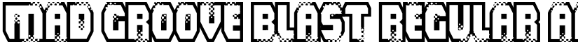 Mad Groove Blast Regular font