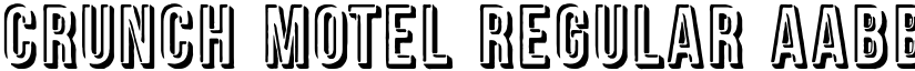 Crunch Motel Regular font