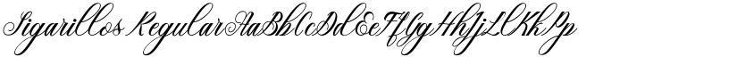 Sigarillos Regular font