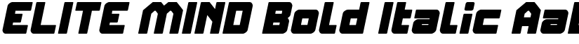 ELITE MIND Bold Italic font