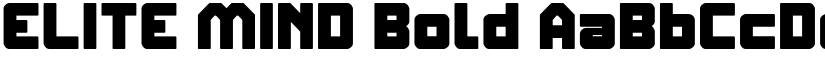 ELITE MIND Bold font