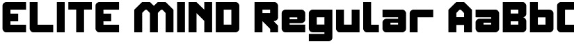 ELITE MIND Regular font