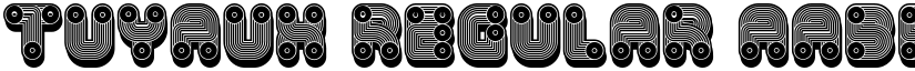 Tuyaux Regular font
