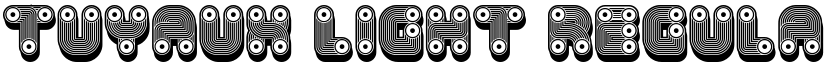 Tuyaux Light Regular font