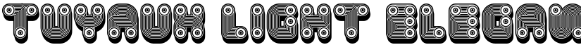 Tuyaux Light Elegant Regular font