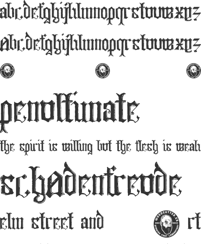 Century Manero font preview