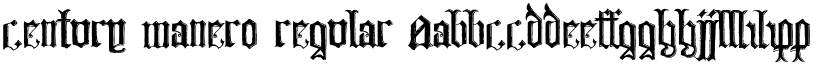 Century Manero Regular font