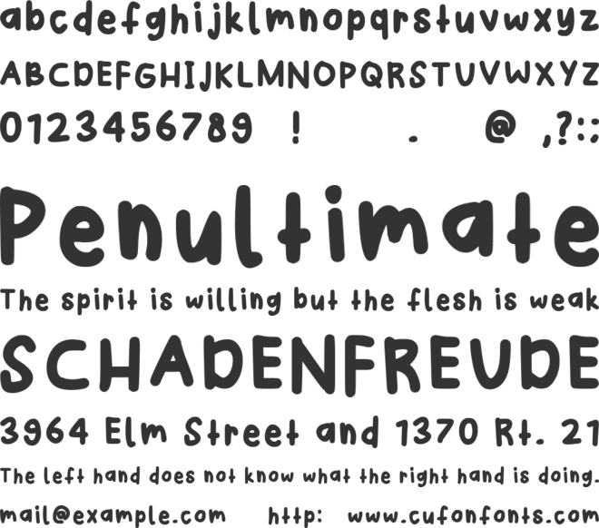 Icegirl font preview