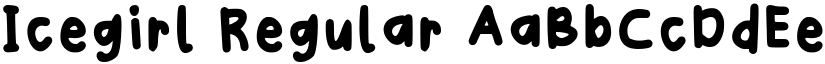 Icegirl Regular font