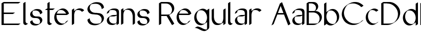 ElsterSans Regular font