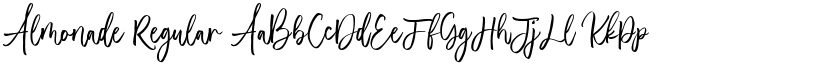 Almonade Regular font
