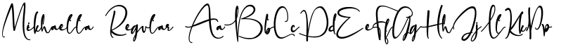 Mikhaella Regular font