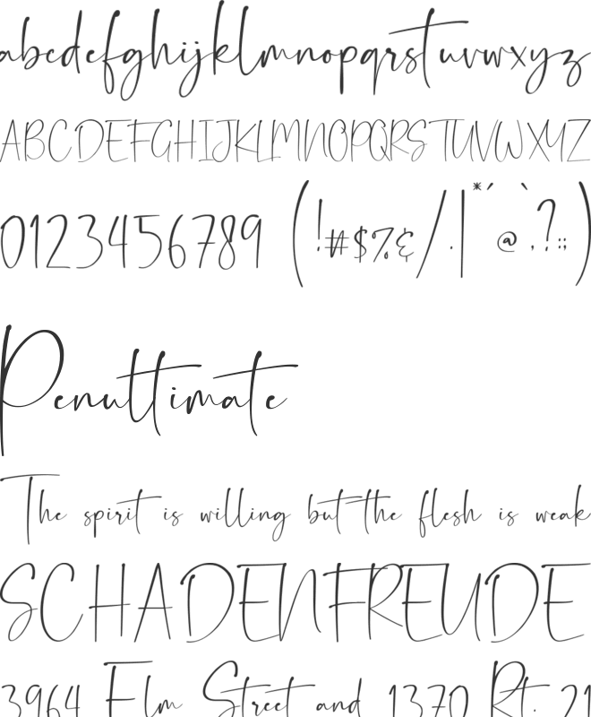 Galastone font preview