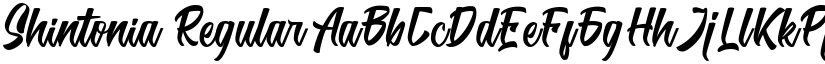 Shintonia font download