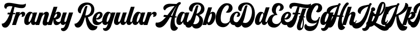 Franky Regular font