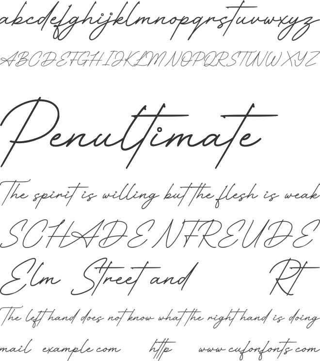 QueenMother font preview