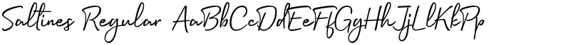 Saltines Regular font
