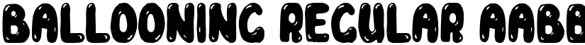 Ballooning font download