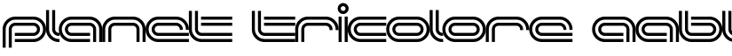 Planet TriColore font