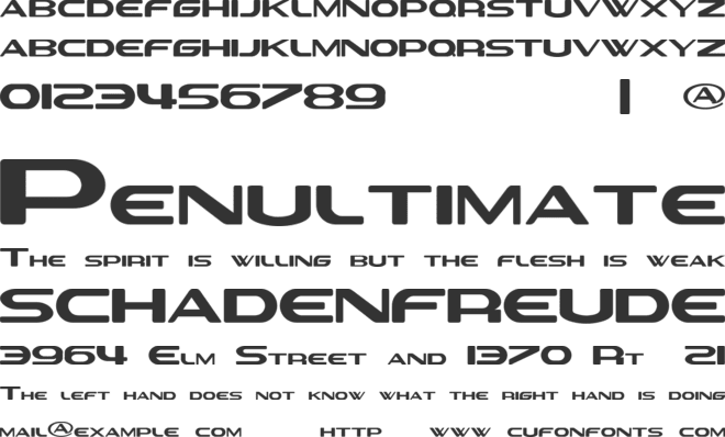Sevil alias Esra lite font preview