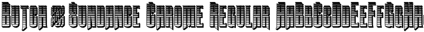 Butch & Sundance Chrome Regular font