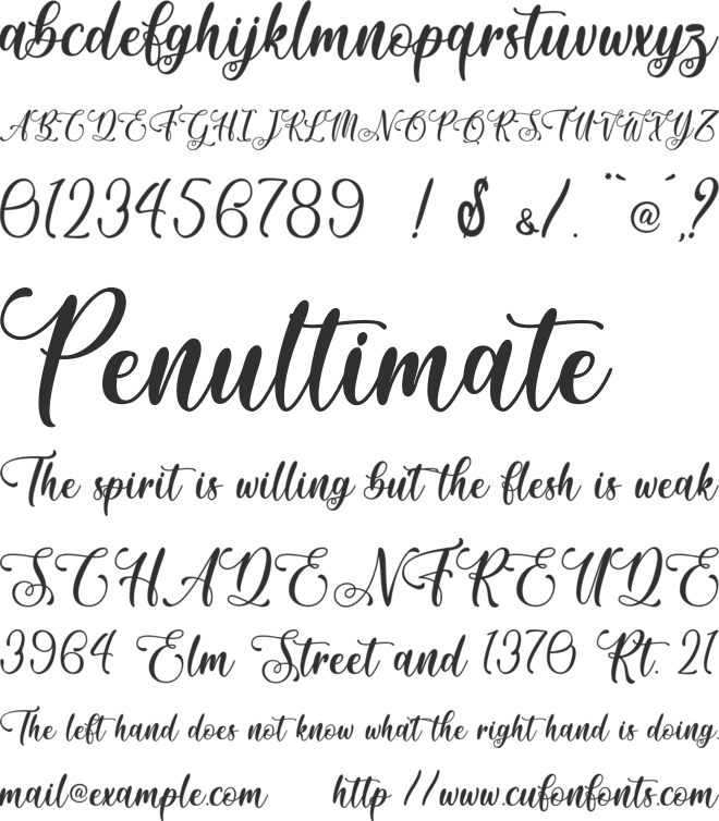 Sixth Babylon - Personal Use font preview