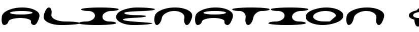 alienation font