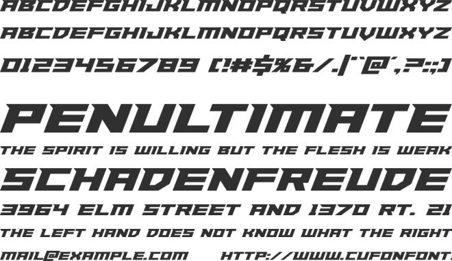Paladins font preview