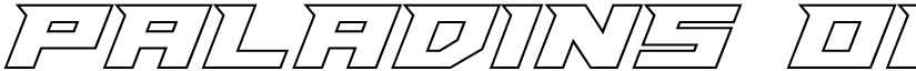 Paladins Outline Regular font
