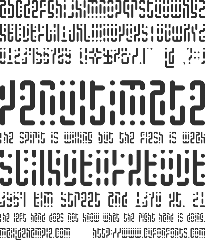 Madrona font preview