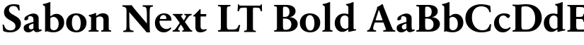 Sabon Next LT Bold font