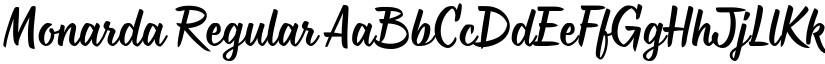 Monarda Regular font