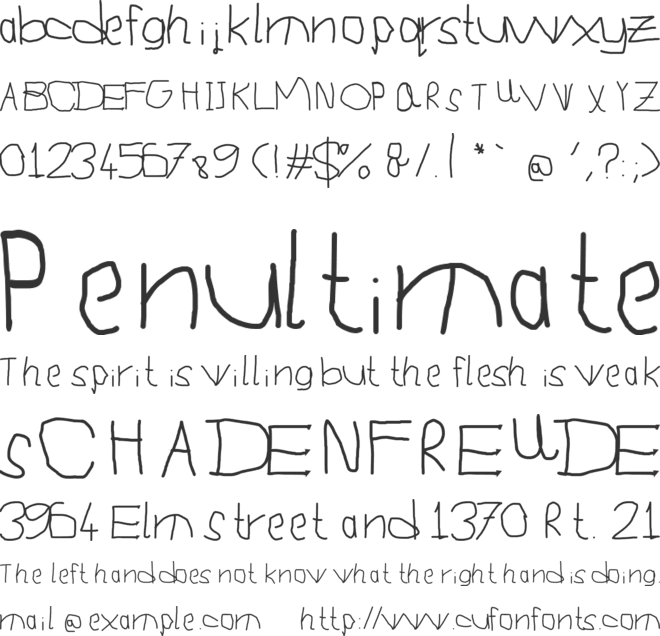 bir güneş gibi font preview