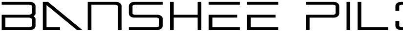 Banshee Pilot Regular font